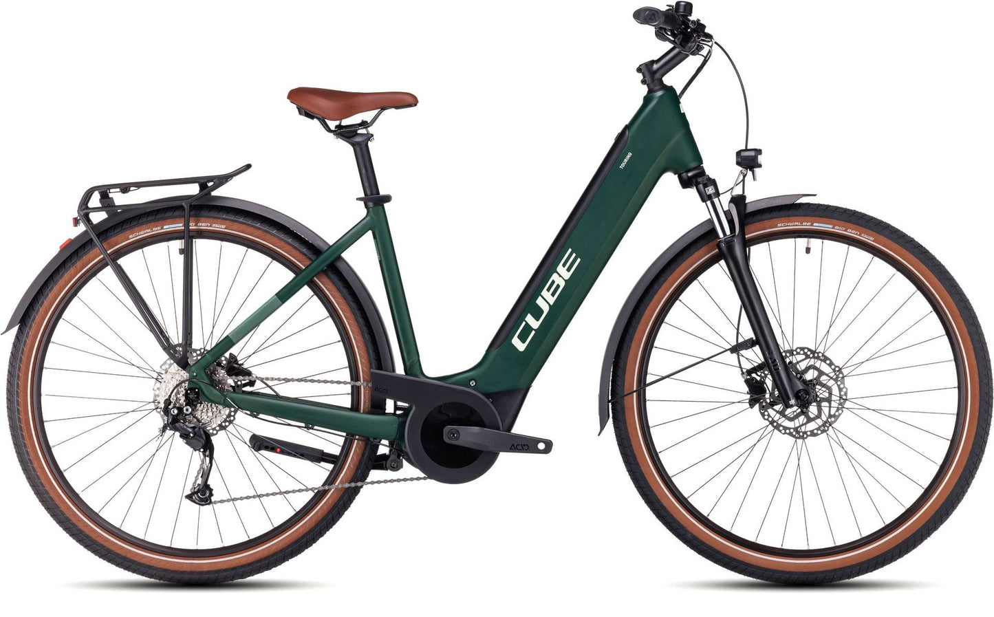 Cube Touring Hybrid ONE 625 darkgreen´n´green