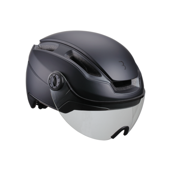 casque Indra faceshield transparant noir mat