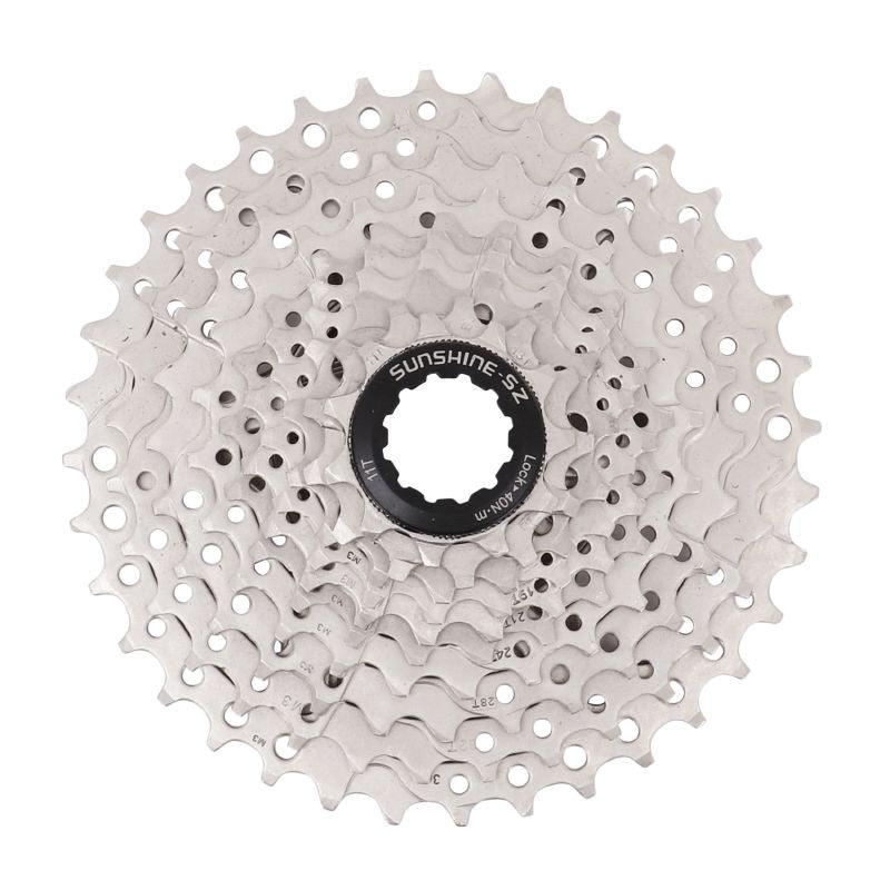 CASSETTE 10V. SHINE 11-36 POUR SHIMANO/SRAM VTT ARGENT (VENDU EN BOITE) (11-13-15-17-19-21-24-28-32-36)